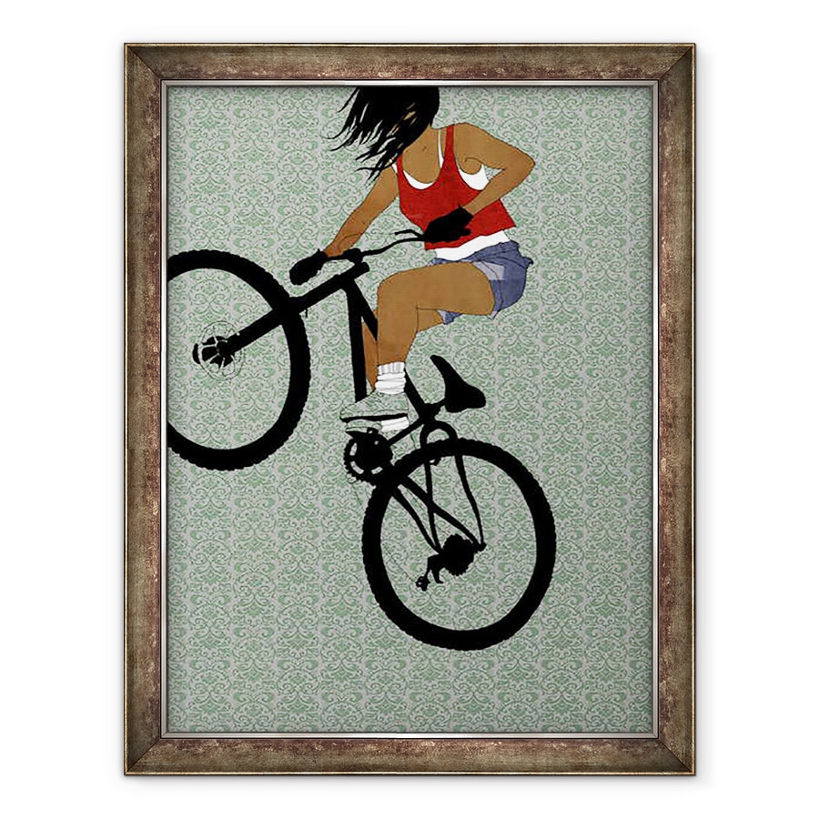Tablou inramat - Eliza Southwood - Biker Girl, 70 x 90 cm