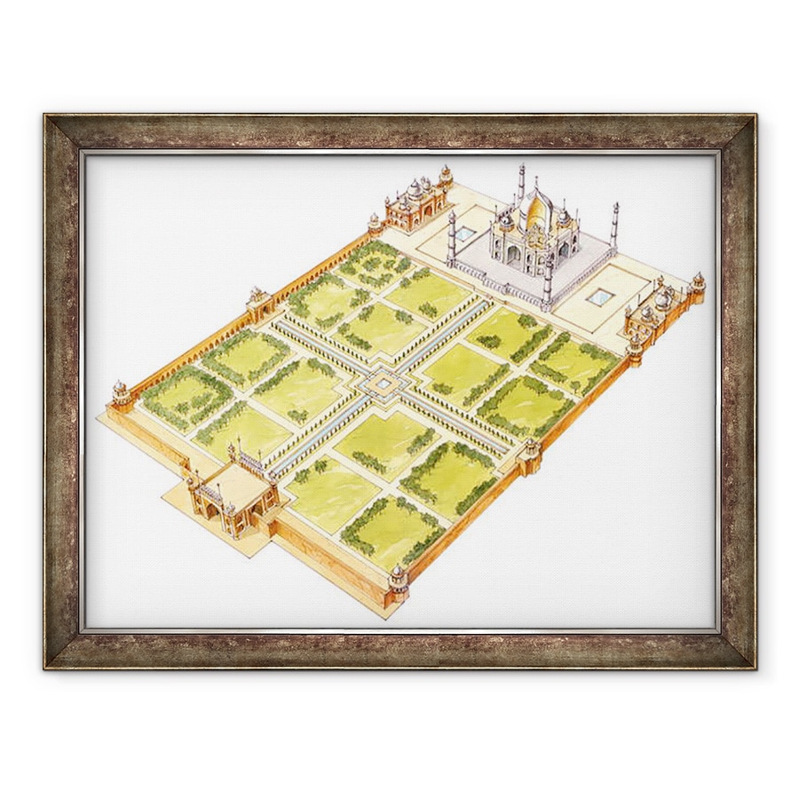 Tablou inramat - Fernando Aznar Cenamor - Taj Mahal. Adra, 60 x 80 cm