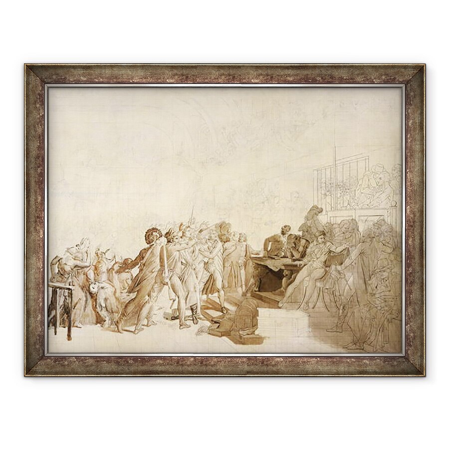 Tablou inramat - Baron Gerard, Francois Pascal Simon - 10 august 1792, 60 x 80 cm