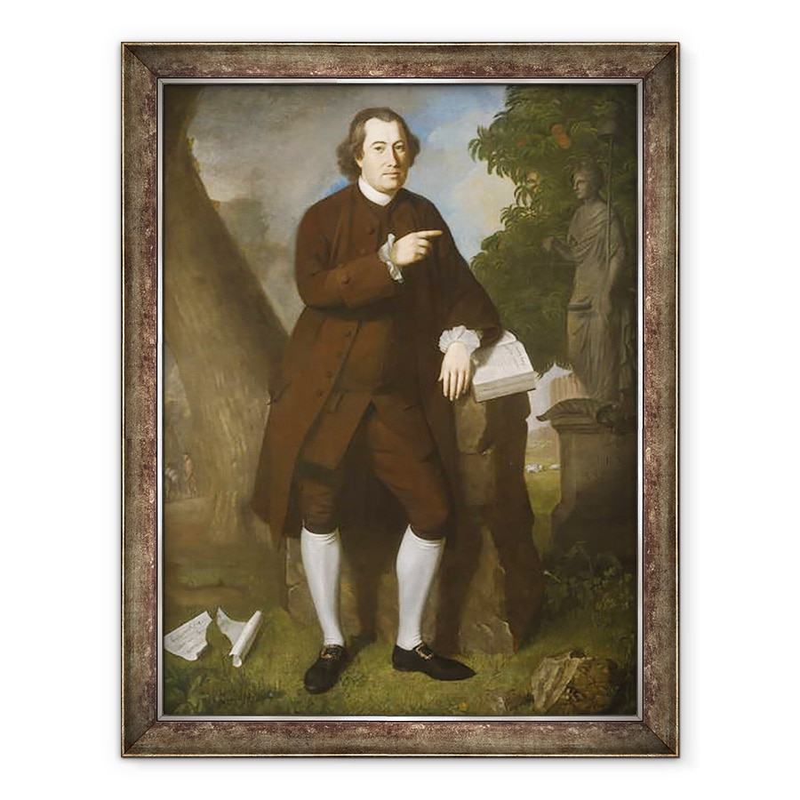 Tablou inramat - Charles Willson Peale - John Beale Bordley, 60 x 80 cm