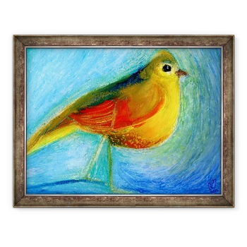 Tablou inramat - Nancy Moniz Charalambous - Pasarea Dorintelor, 2012, 60 x 80 cm Tablou inramat - Nancy Moniz Charalambous - Pasarea Dorintelor, 2012, 60 x 80 cm