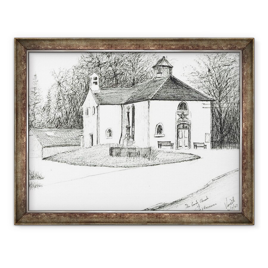 Tablou inramat - Vincent Alexander Booth - Biserica parohiala Killin & Ardeonaig, 2007, 60 x 80 cm