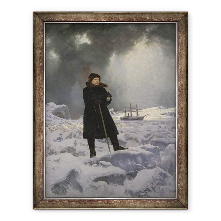 Tablou inramat - Georg Rosen - Exploratorul A. E. Nordenskiold, 70 x 90 cm
