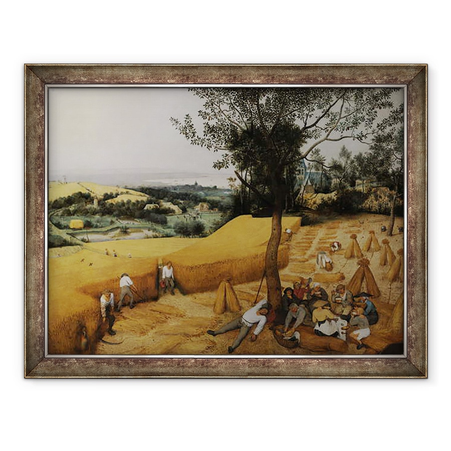 Tablou inramat - Pieter Bruegel the Elder - Culegatorii august/septembrie, 70 x 90 cm
