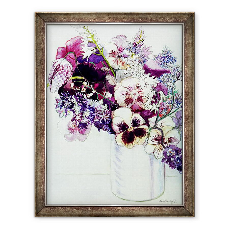 Tablou inramat - Joan Thewsey - Flori de primavara cu Fritillaria 2005, 70 x 90 cm