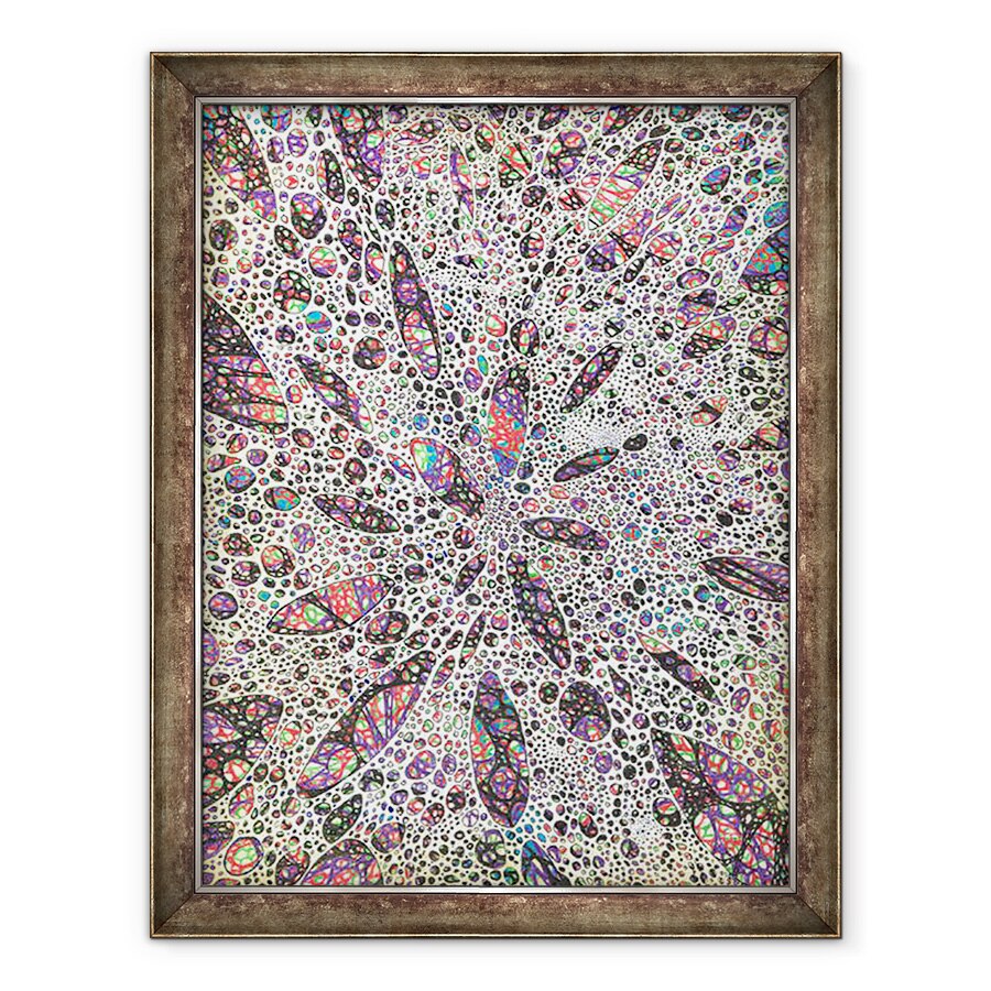 Tablou inramat - Vincent Alexander Booth - Stelele dau nastere la culoare, 2016, 70 x 90 cm