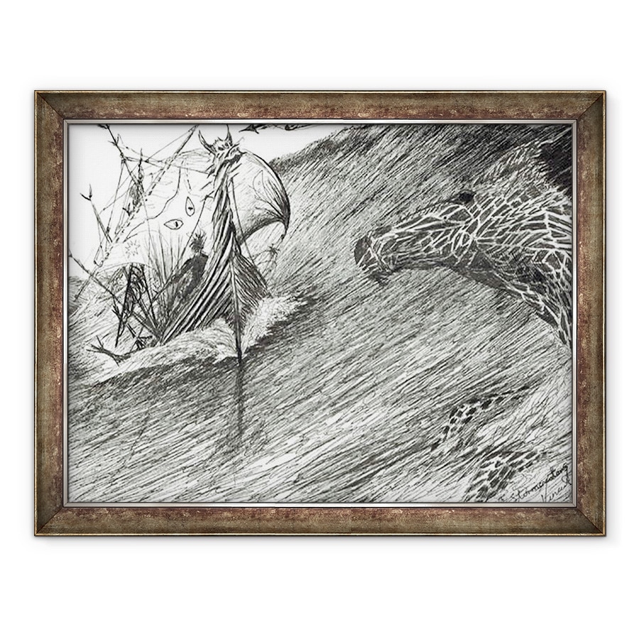 Tablou inramat - Vincent Alexander Booth - Creatorii de furtuni Atlantic, 2012, 70 x 90 cm