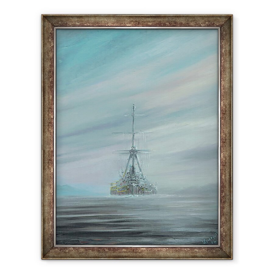 Tablou inramat - Vincent Alexander Booth - SMS Derfflinger Scapa Flow 1919, 2016, 70 x 90 cm