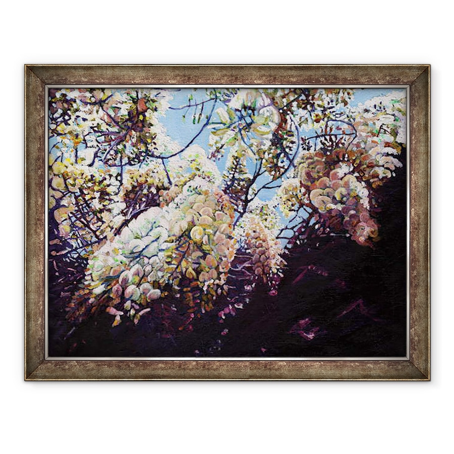 Tablou inramat - Helen White - Alb Wisteria, 2012, 70 x 90 cm