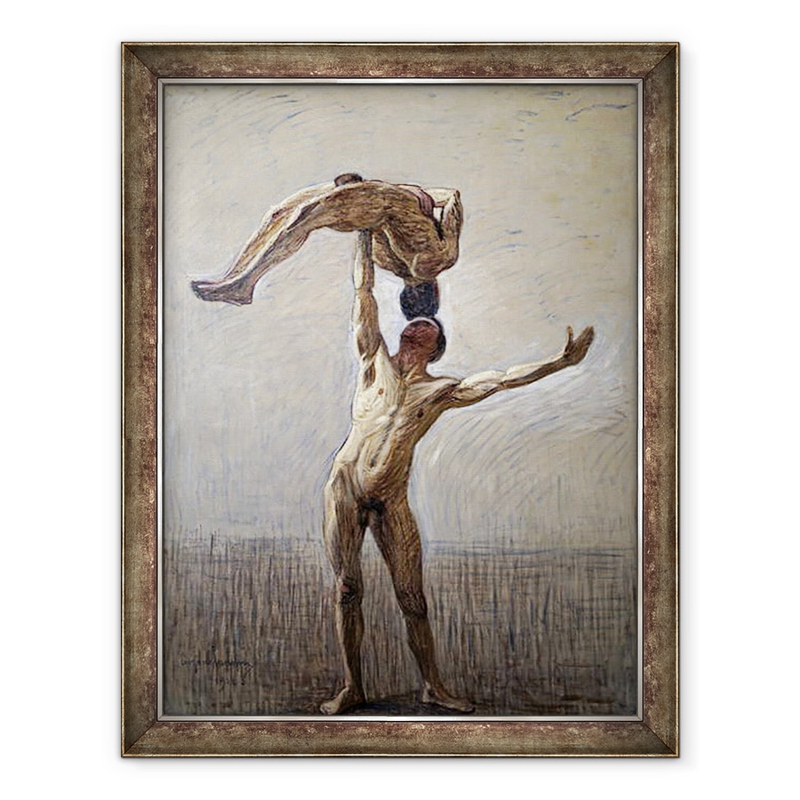 Tablou inramat - Eugene Jansson - sportivi, 70 x 90 cm