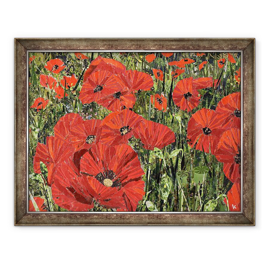 Tablou inramat - Kirstie Adamson - Camp de mac, 70 x 90 cm