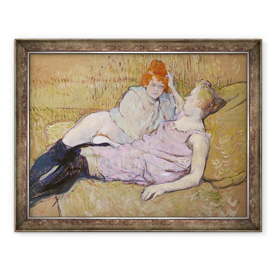 Tablou inramat - Henri de Toulouse-Lautrec - The Sofa, 70 x 90 cm
