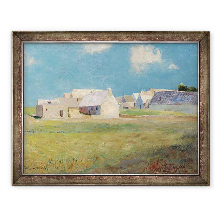 Tablou inramat - Odilon Redon - Satul Breton, 60 x 80 cm