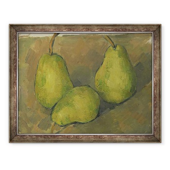 Tablou inramat - Paul Cezanne - Trei Pere, 60 x 80 cm Tablou inramat - Paul Cezanne - Trei Pere, 60 x 80 cm