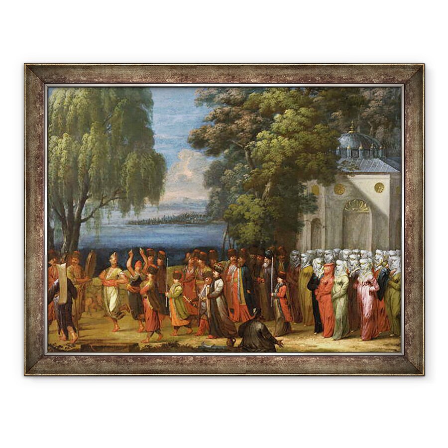 Tablou inramat - Jean Baptiste Vanmour - Nunta Armemian, 70 x 90 cm