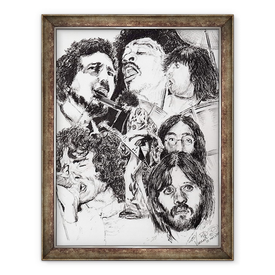 Tablou inramat - Vincent Alexander Booth - Icoane Festival, 2010, 70 x 90 cm