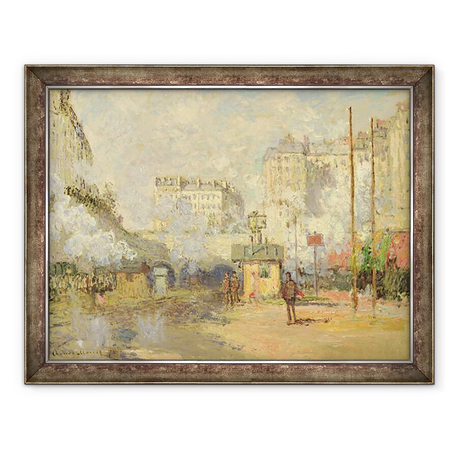 Tablou inramat - Claude Monet - Gare Saint Lazare, 70 x 90 cm