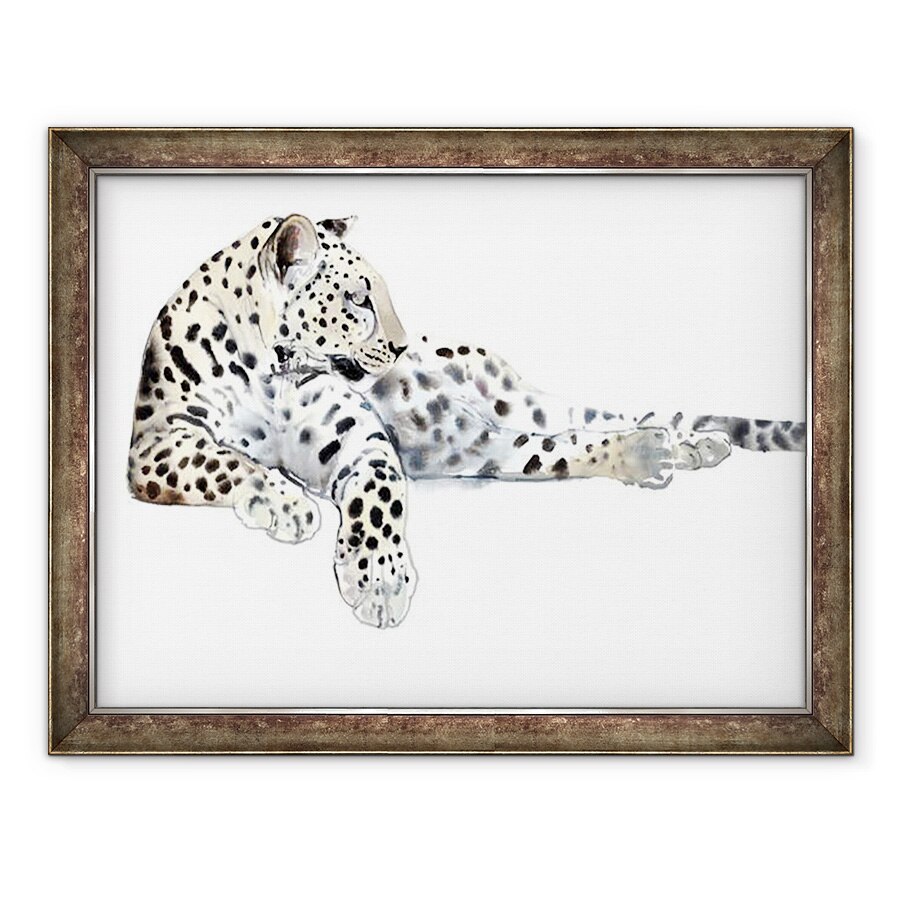 Tablou inramat - Mark Adlington - Lung Leopard Arabian, 2015, 70 x 90 cm