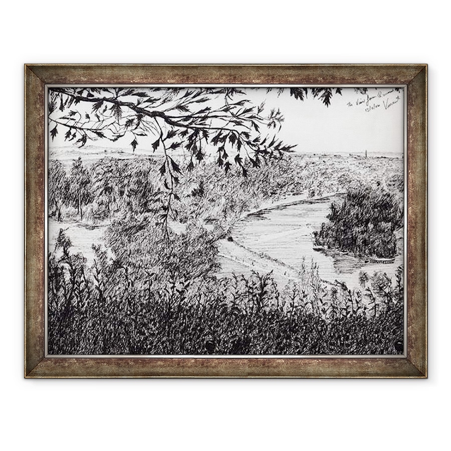 Tablou inramat - Vincent Alexander Booth - Vedere din Richmond Hill Londra, 2004, 60 x 80 cm