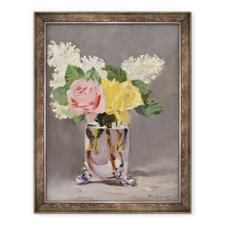 Tablou inramat - Edouard Manet - Liliac si Trandafiri, 60 x 80 cm