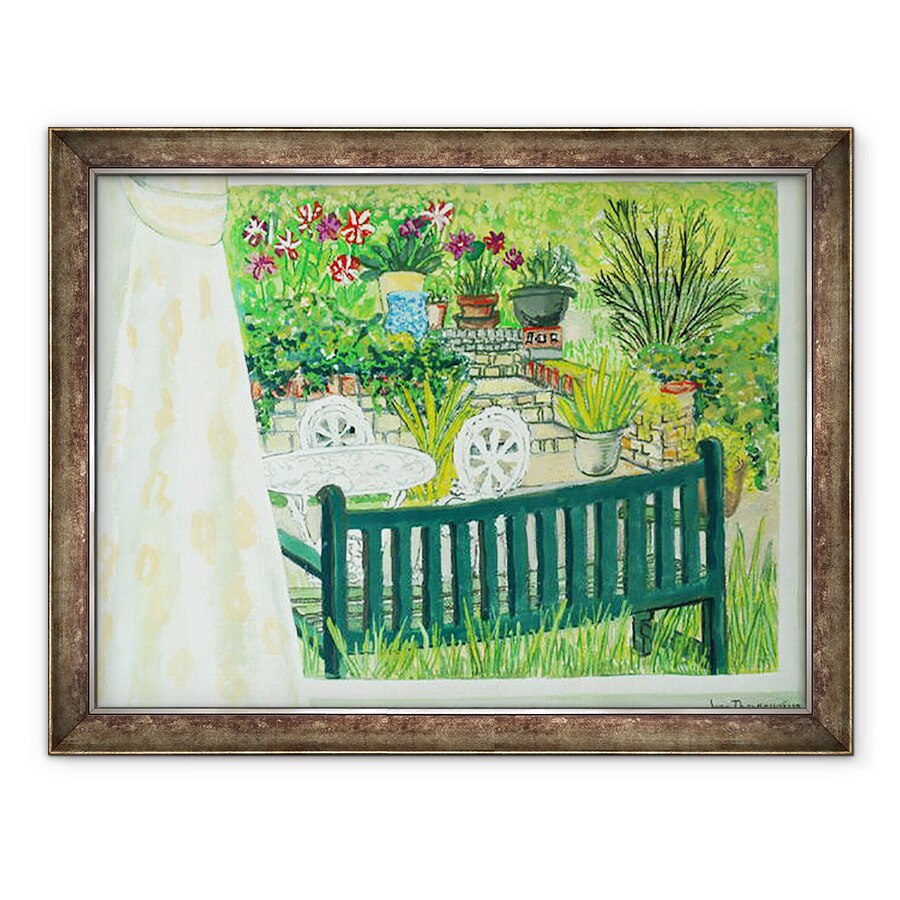 Tablou inramat - Joan Thewsey - Gradina Cynthiei, 2011, 60 x 80 cm