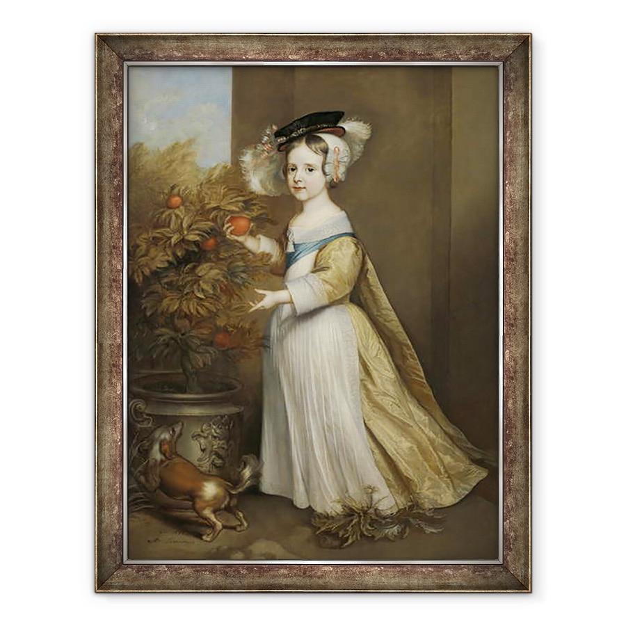 Tablou inramat - Adriaen Hanneman - William al III-lea, Print de Orange, ca un copil, 70 x 90 cm