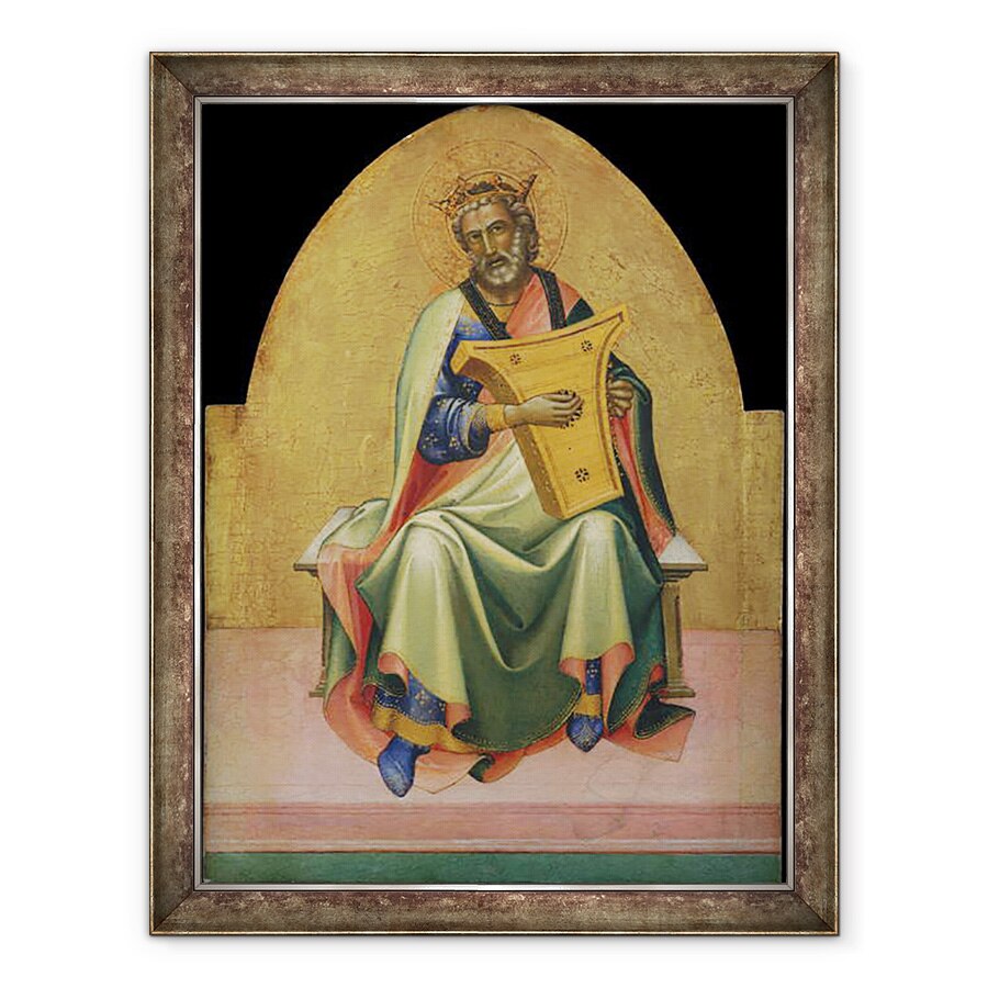 Tablou inramat - Lorenzo Monaco - David, 60 x 80 cm