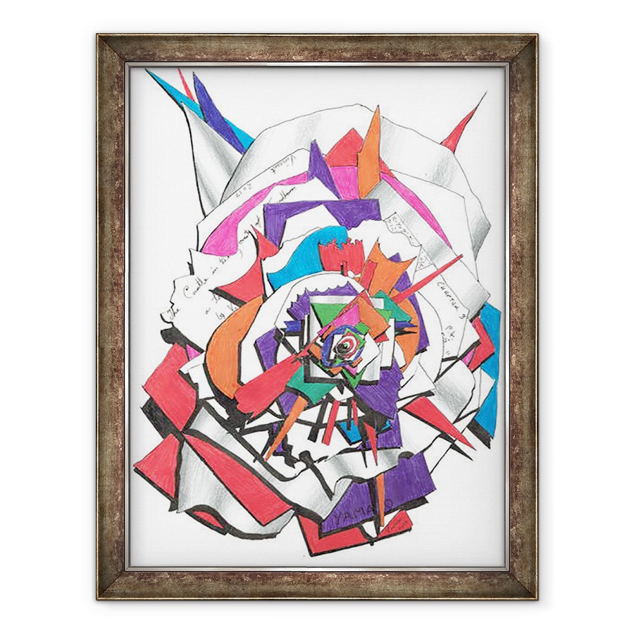 Tablou inramat - Vincent Alexander Booth - Mai sus, 2017, 70 x 90 cm