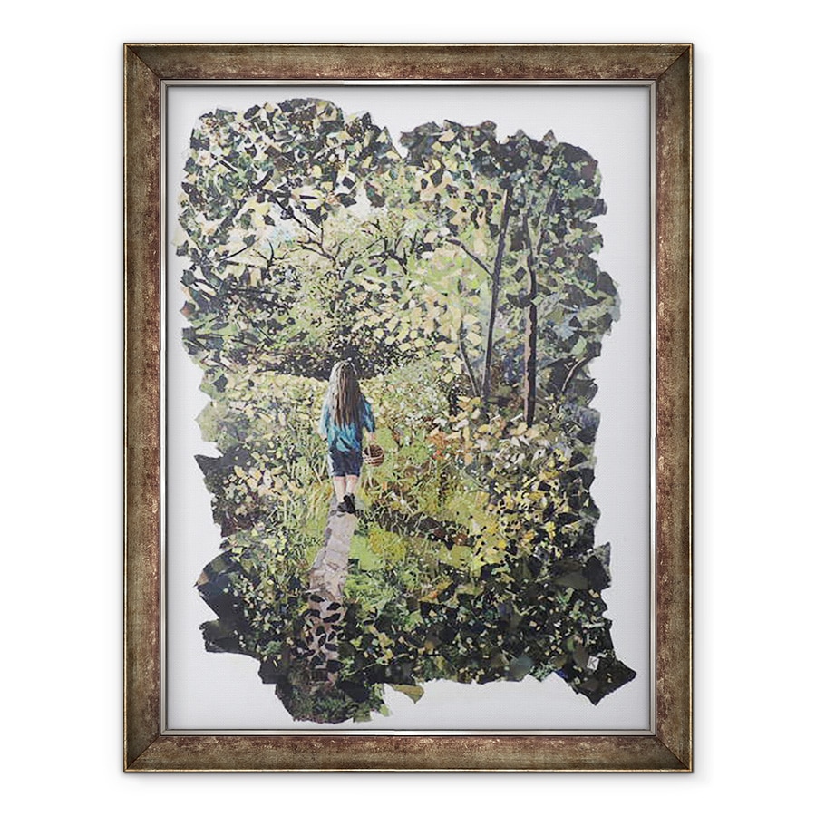 Tablou inramat - Kirstie Adamson - gard viu, 60 x 80 cm