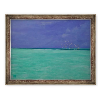 Tablou inramat - angus hampel - Joaca I, 2017, 70 x 90 cm Tablou inramat - angus hampel - Joaca I, 2017, 70 x 90 cm