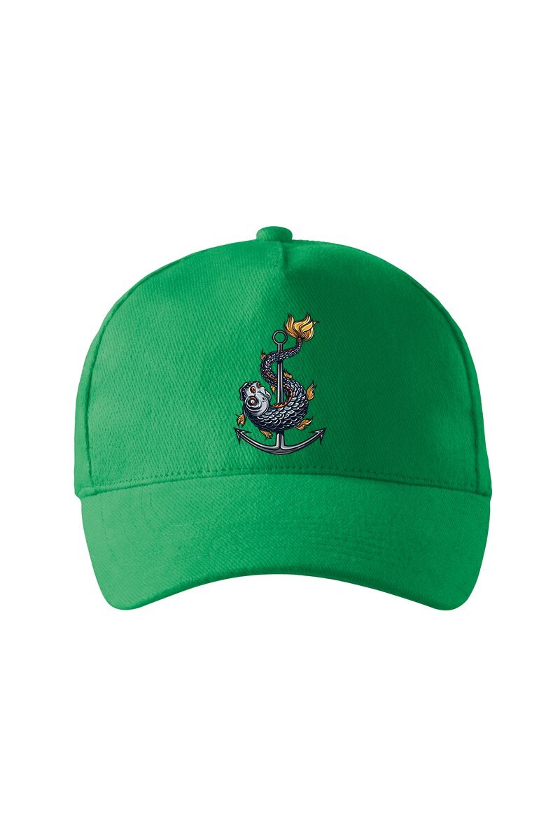 Sapca personalizata, Ancora, Adler, Verde, Catarama metalica reglabila