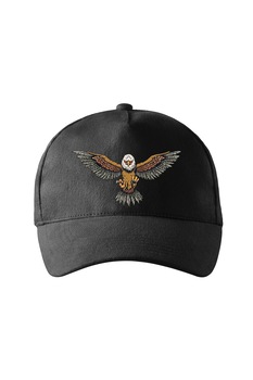 Sapca personalizata, Vultur, Adler, Negru, Catarama metalica reglabila Sapca personalizata, Vultur, Adler, Negru, Catarama metalica reglabila