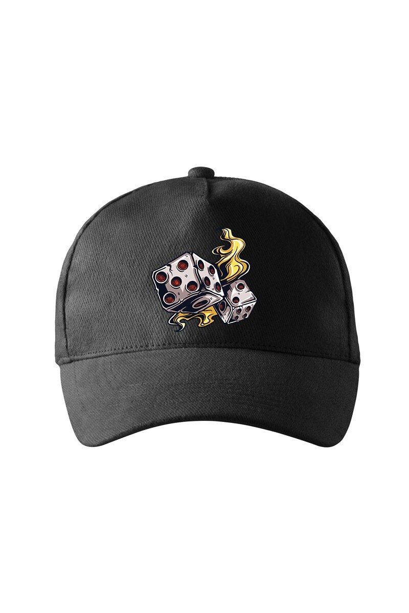 Sapca personalizata, Zaruri, Adler, Negru, Catarama metalica reglabila