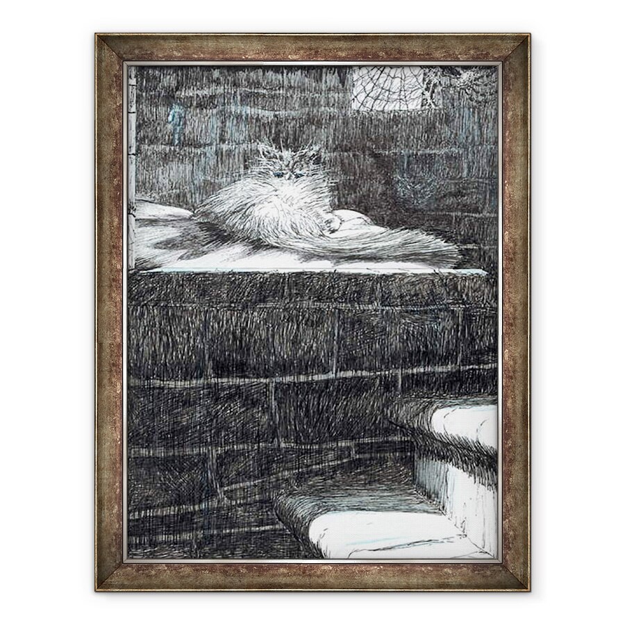 Tablou inramat - Vincent Alexander Booth - Page21, Castelul din padurea Findhorn, 2006, 70 x 90 cm