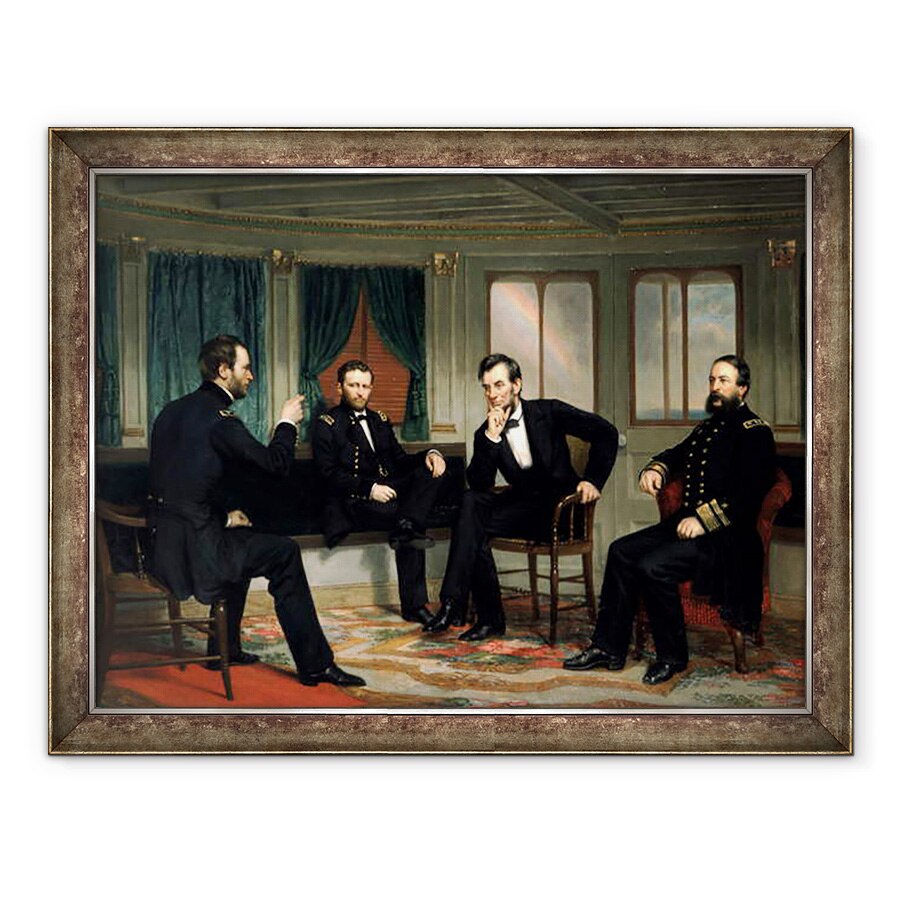 Tablou inramat - George Peter Alexander Healy - Pacificatorii, 70 x 90 cm