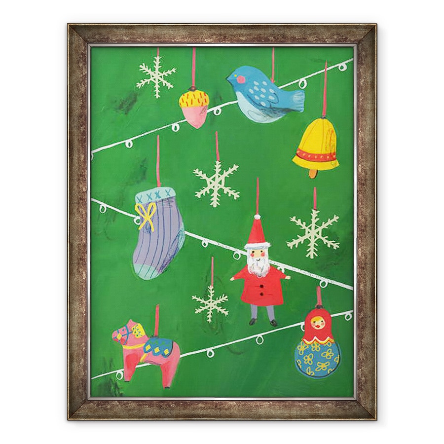 Tablou inramat - Grace Helmer - Decoratiuni Craciun, 70 x 90 cm