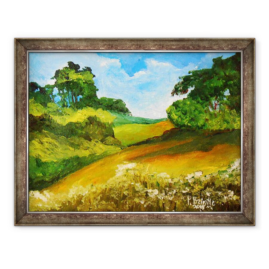 Tablou inramat - Patricia Brintle - La route de Mouline, 70 x 90 cm