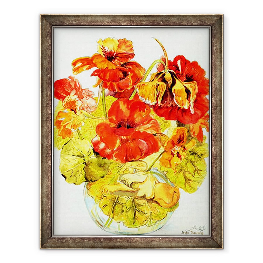 Tablou inramat - Joan Thewsey - Nasturtium,2005, 70 x 90 cm