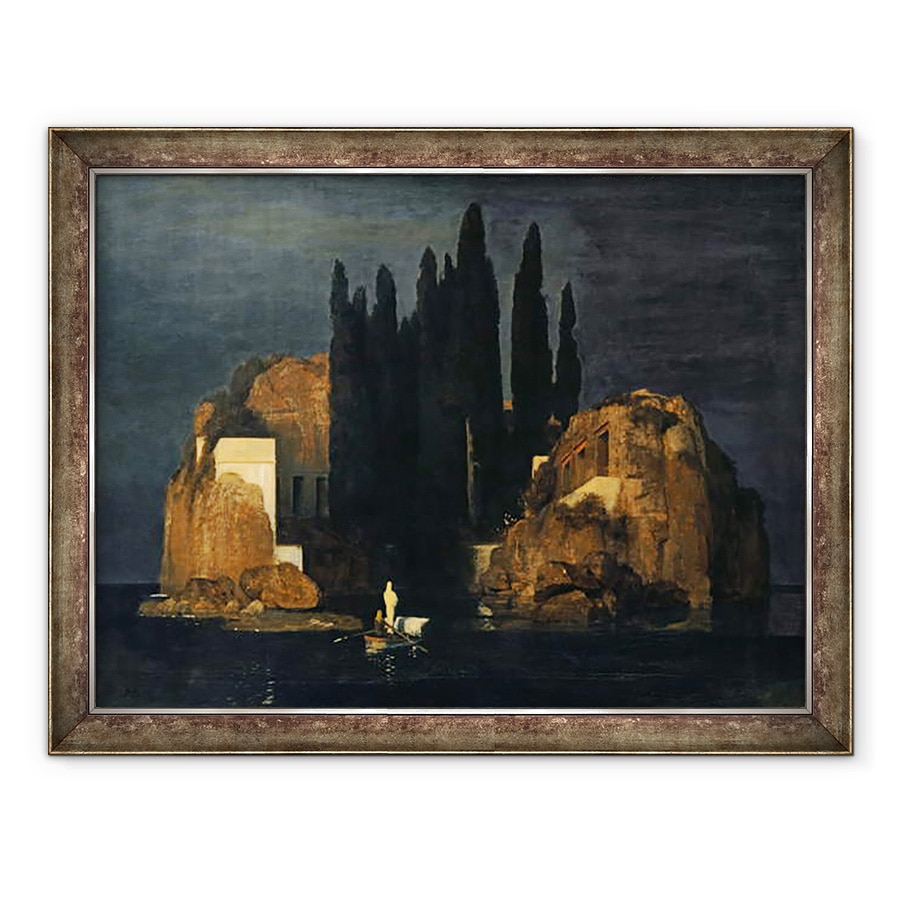 Tablou inramat - Arnold Bocklin - Insula Mortilor, 60 x 80 cm