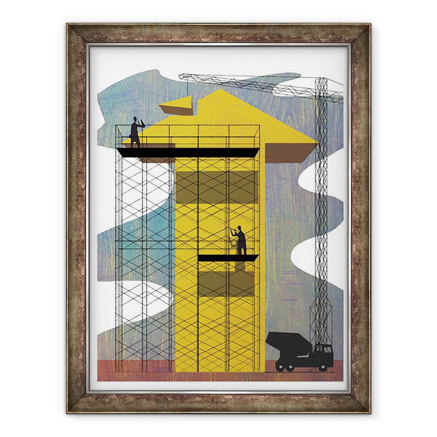 Tablou inramat - A. Richard Allen - Crestere economica, 2010, 70 x 90 cm