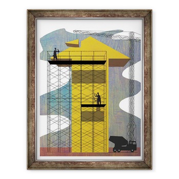 Tablou inramat - A. Richard Allen - Crestere economica, 2010, 60 x 80 cm Tablou inramat - A. Richard Allen - Crestere economica, 2010, 60 x 80 cm