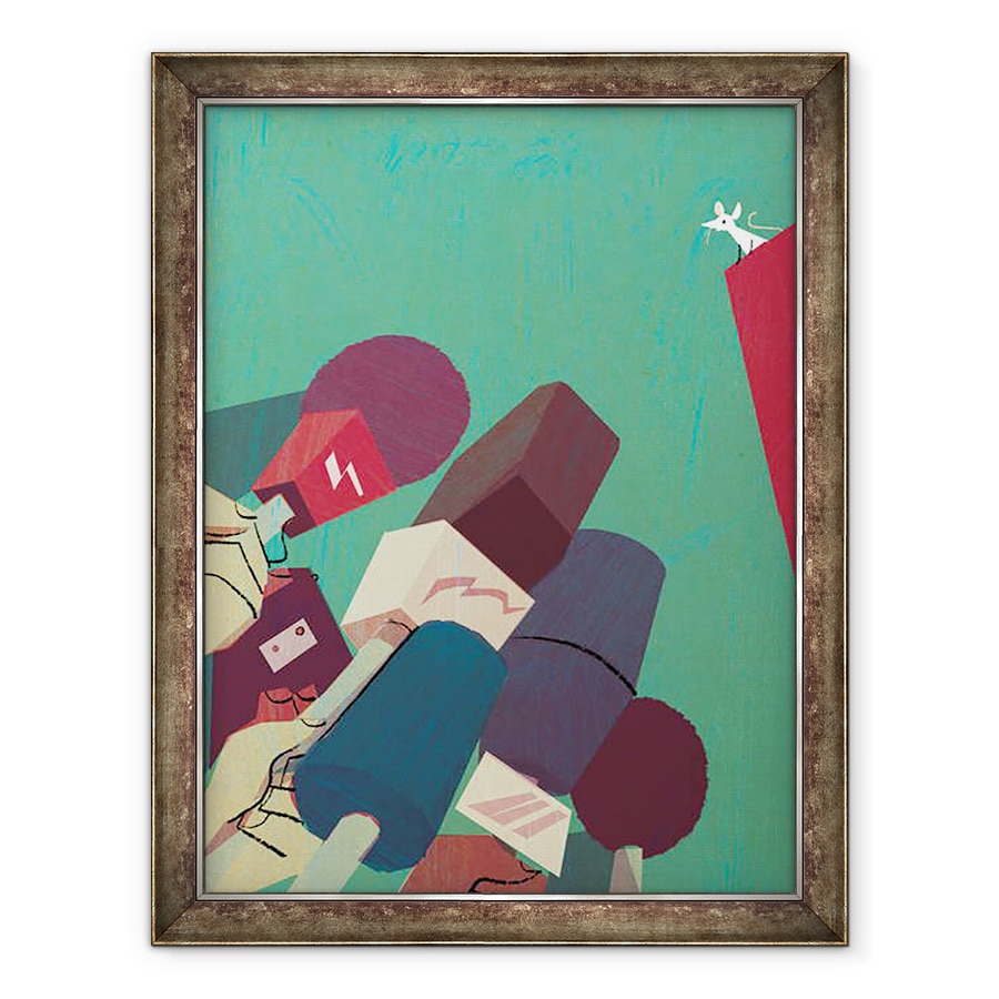 Tablou inramat - A. Richard Allen - Purtatorul de cuvant, 2016, 60 x 80 cm