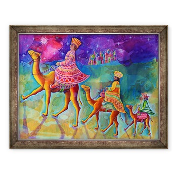 Tablou inramat - Jane Tattersfield - Trei Regi, 1997, 70 x 90 cm Tablou inramat - Jane Tattersfield - Trei Regi, 1997, 70 x 90 cm