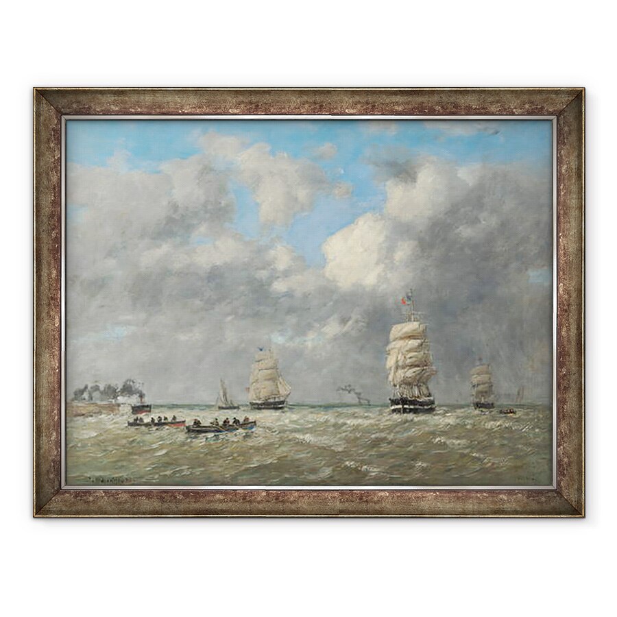Tablou inramat - Eugene Louis Boudin - Le Havre, 60 x 80 cm
