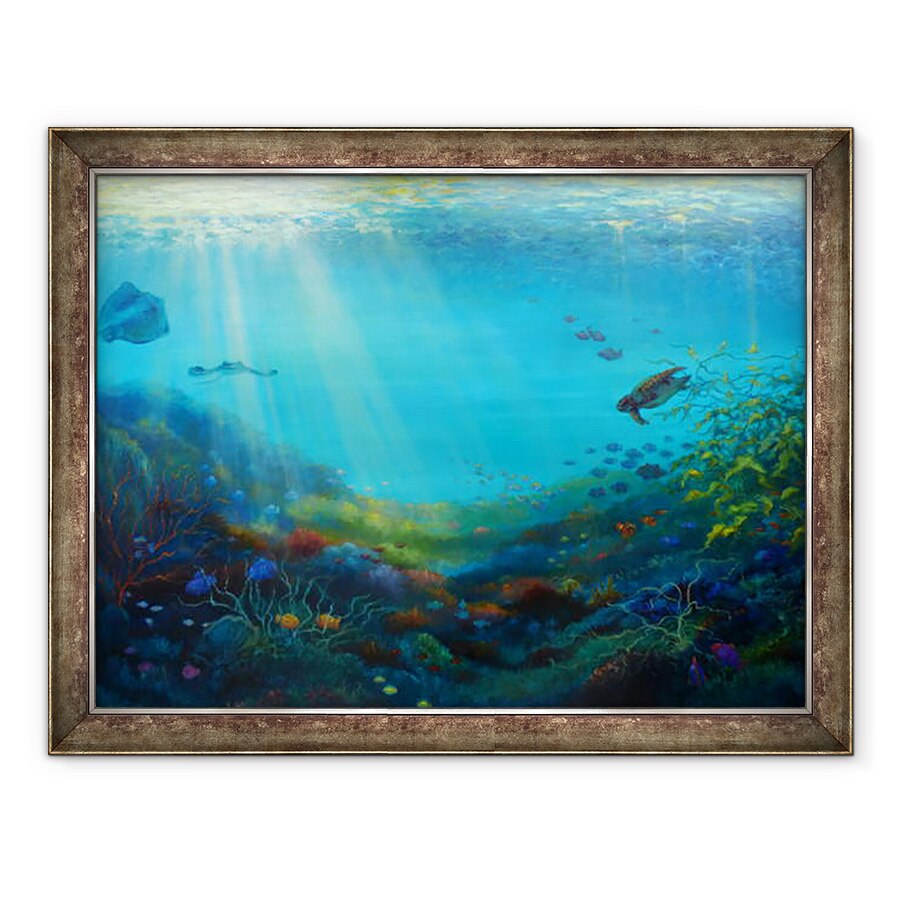 Tablou inramat - Lee Campbell - Recif Pacific, 2018, 60 x 80 cm