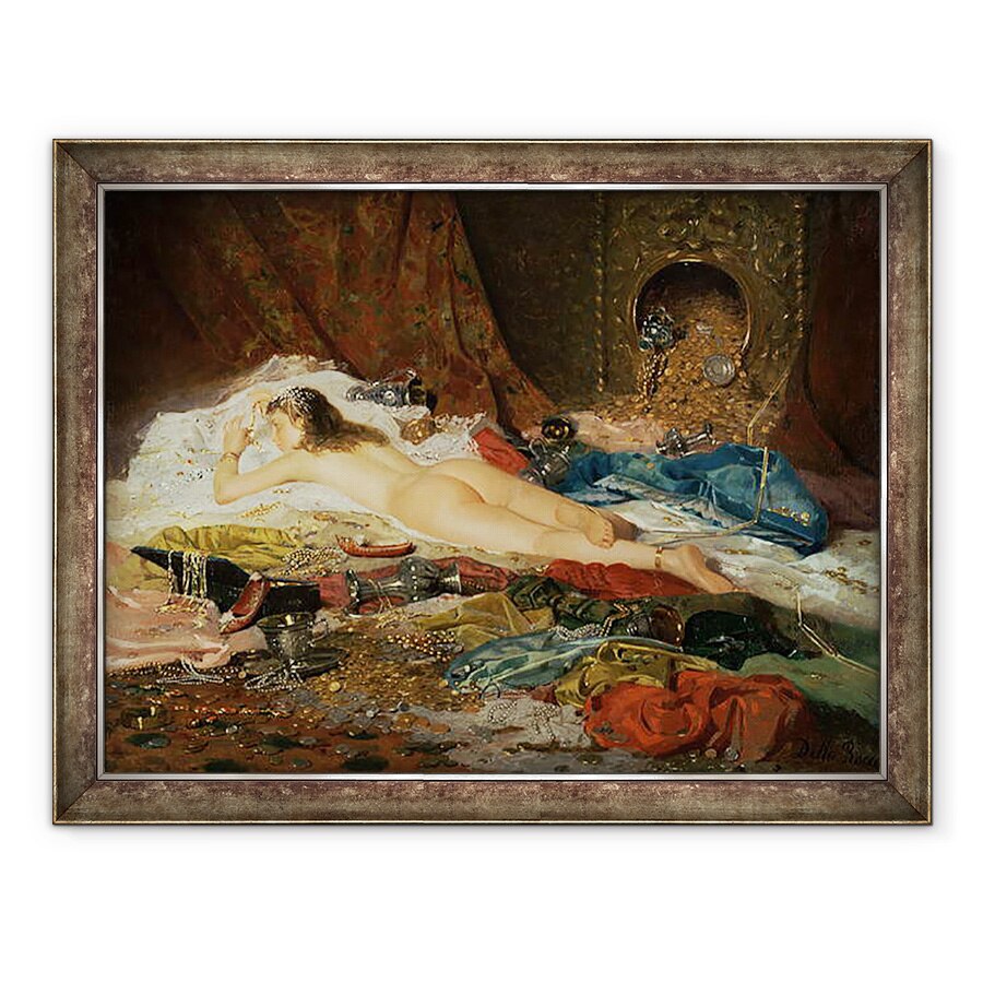 Tablou inramat - Della Rocca - O jena de avere, 60 x 80 cm