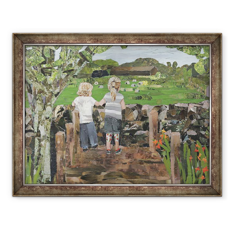 Tablou inramat - Kirstie Adamson - Peste Zid, 70 x 90 cm