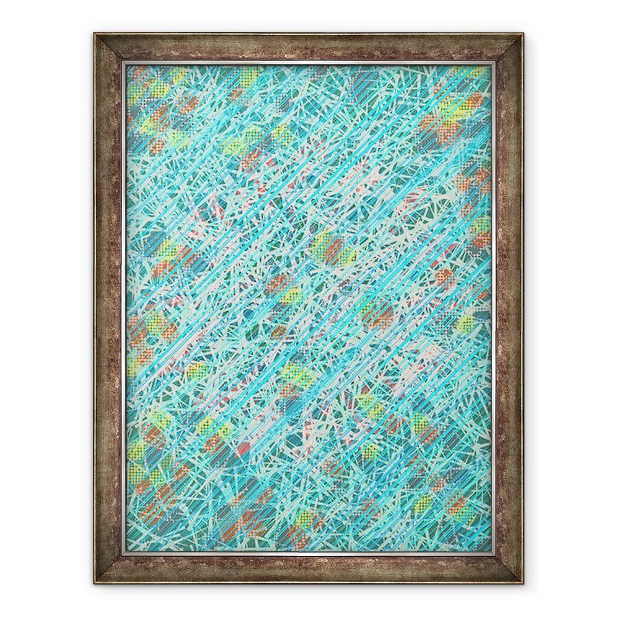 Tablou inramat - Sylver Bernat - intelegere gresita, 2018, 60 x 80 cm