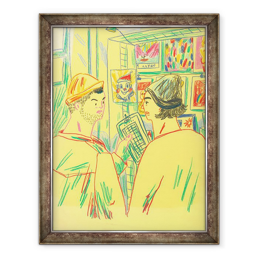 Tablou inramat - Sol Jeong - Samuel & Daniel, 60 x 80 cm