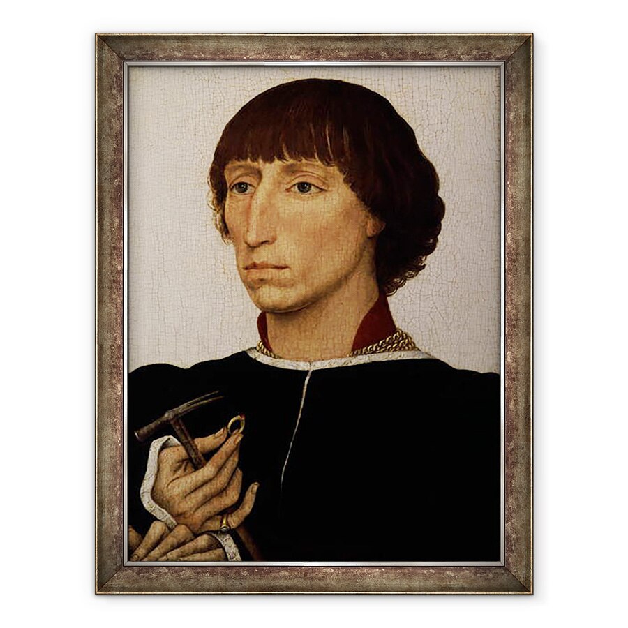 Tablou inramat - Rogier van der Weyden - Francesco dEste, 70 x 90 cm